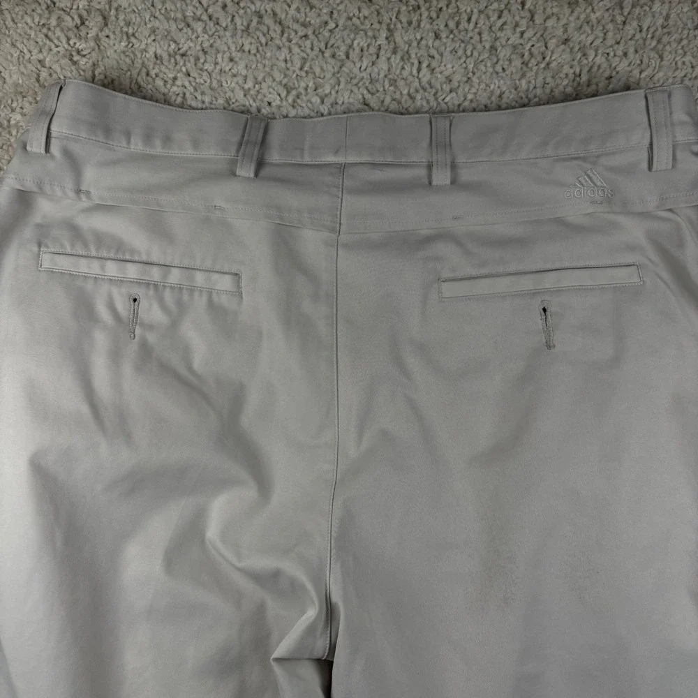 Adidas Men Golf Pants 36x32 (Fits 36x29) Climacool Vented Performance Flat Front